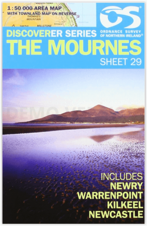 Wandelkaart 29 Discoverer The Mournes - OSNI