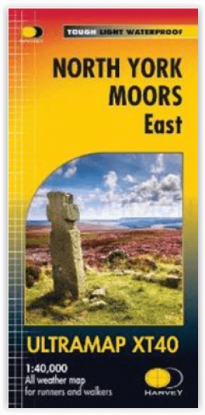 Wandelkaart North York Moors Oost XT40 - Harvey Maps