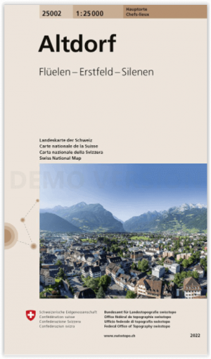 Wandelkaart 25002 Altdorf - Swisstopo