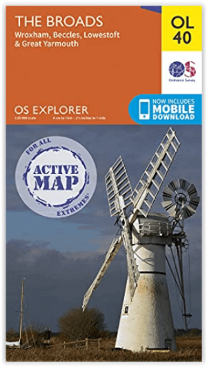 Wandelkaart OL40 - The Broads - OSI