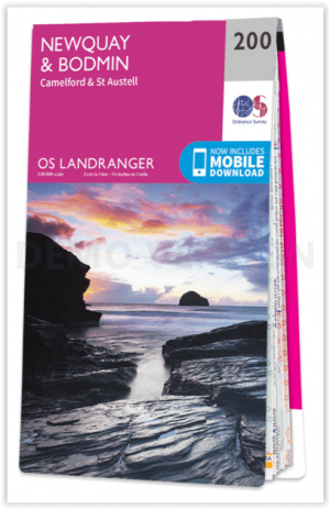Wandelkaart 200 Newquay & Bodmin Cornwall - OSI