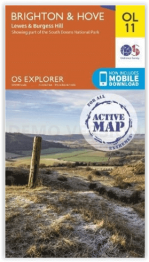 Wandelkaart OL11 Brighton & Hove - Ordnance Survey