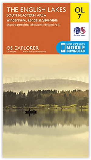 Wandelkaart OL07 English Lakes South Eastern area - OSI