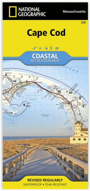 Wandelkaart 250 Cape Cod Massachusetts - Nat Geo