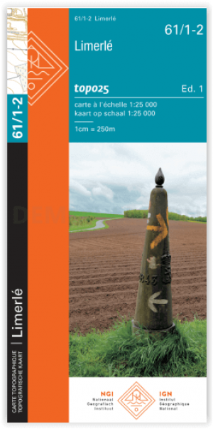 TOPO Wandelkaart 61/1-2 Limerlé - NGI