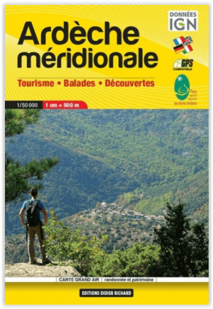 Wandelkaart Ardèche méridionale - Didier Richard