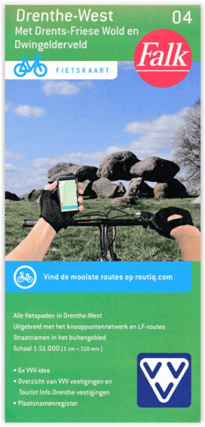 Falk VVV Fietskaart 04 Drenthe-West & Drents-Friese Wold - Falk