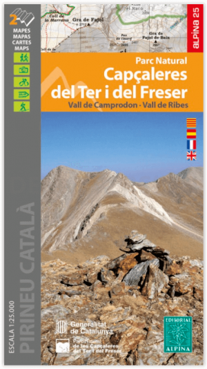 Wandelkaart 44 Capçaleres del Ter i del Freser PN - Ed. Alpina