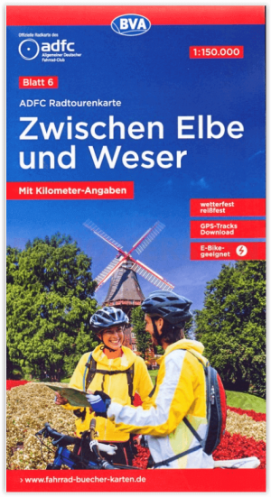 Fietskaart 06 Zwischen Elbe & Weser - ADFC