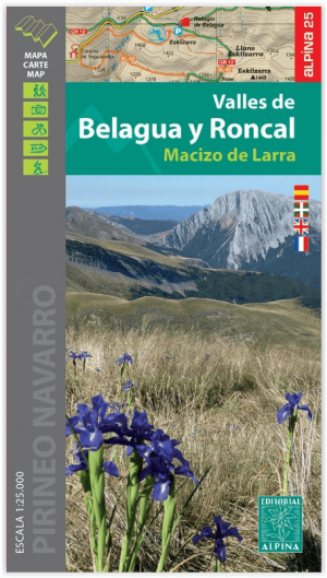 Wandelkaart 02 Valles de Belagua y Roncal - Ed. Alpina