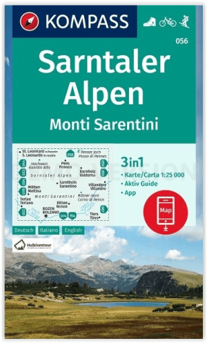 Wandelkaart 056 Sarntaler Alpen - Monti Sarentini - Kompass