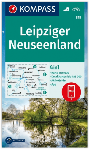 Wandelkaart 818 Leipziger Neuseenland - Kompass