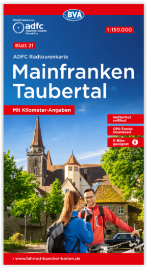 Fietskaart 21 Mainfranken & Taubertal - ADFC