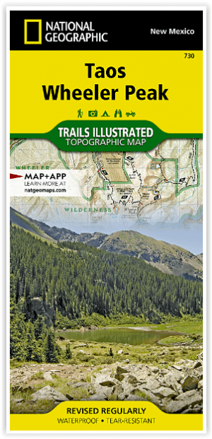 Wandelkaart 709 Wasatch Front North Utah - Nat Geo