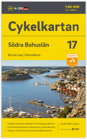 Fietskaart 17 Cykelkartan S. Bohuslän - Bohuslän S - Norstedts