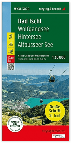 Wandelkaart Bad Ischl Oostenrijk - F&b