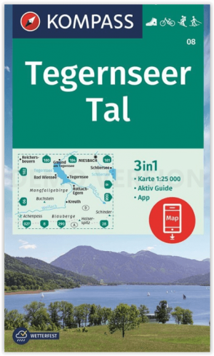 Wandelkaart 08 Tegernseer Tal - Kompass
