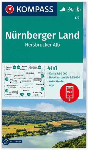 Wandelkaart 172 Nürnberger Land - Kompass