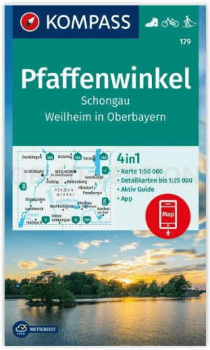 Wandelkaart 179 Pfaffenwinkel - Kompass