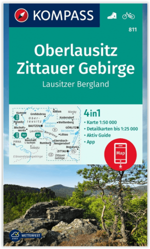 Wandelkaart 811 Oberlausitz & Zittauer Gebirge - Kompass