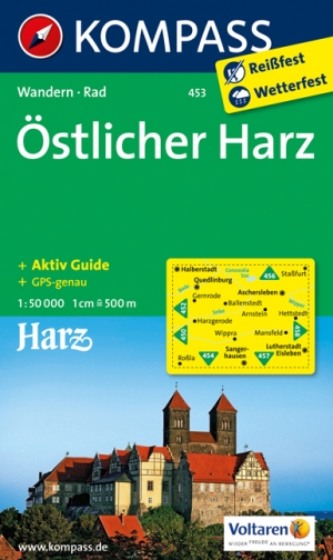 Wandelkaart 453 Harz Ostlicher - Kompass