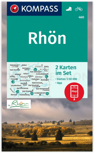 Wandelkaart 460 Rhön - Kompass