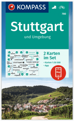 Wandelkaart 780 Stuttgart & omgeving - Kompass