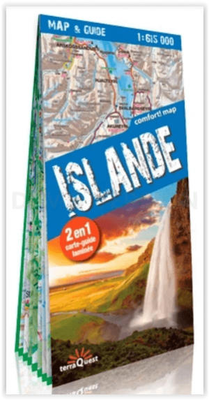 Wandelkaart & wandelgids IJsland XXL - Terraquest