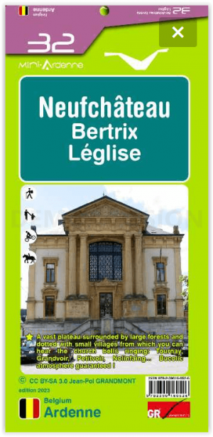 Wandelkaart 32 Neufchâteau & Bertrix - Mini Ardenne