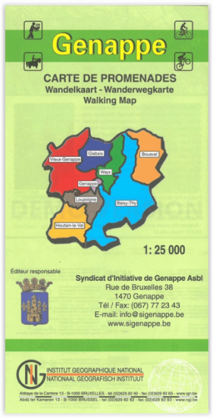 Wandelkaart Genappe - Genepiën - NGI