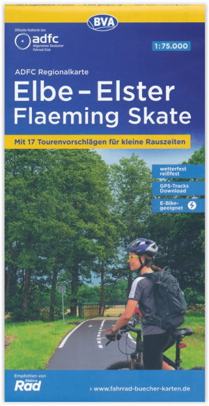 Fietskaart ADFC Regionalkarte Elbe- Elster & Spree - ADFC