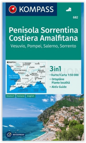 Wandelkaart 682 Penisola Sorrentina - Kompass