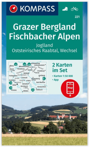 Wandelkaart 221 Grazer Bergland & Fischbacher Alpen - Kompass