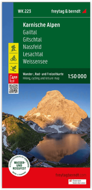 Wandelkaart Naturarena Kärnten - F&B