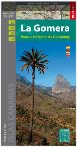 Wandelkaart Gomera - PN de Garajonay - Ed. Alpina