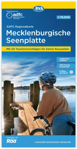 Fietskaart ADFC Regionalkarte Mecklenburgische Seenplatte - ADFC