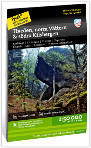 Wandelkaart 360 Tiveden- Norra Vättern & Södra Kilsbergen - Calazo