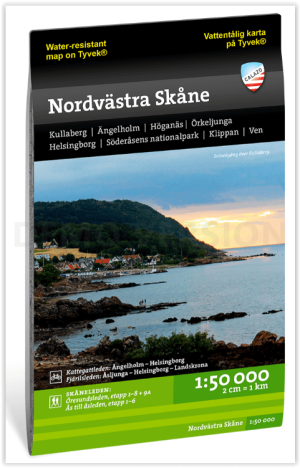 Wandelkaart Terrängkarta 290 Nordvästra Skåne - Calazo