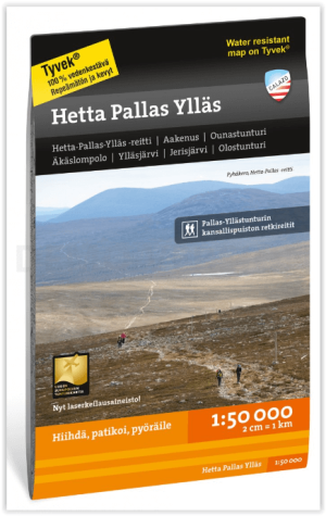 Wandelkaart 020 - Hetta-Pallas trail - Yllästunturi NP - Calazo