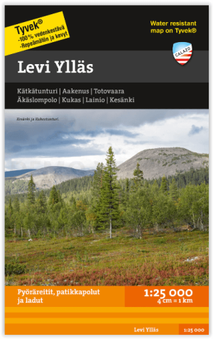 Wandelkaart 060 - Levi Aakenus & Ylläsjärvi Finland - Calazo