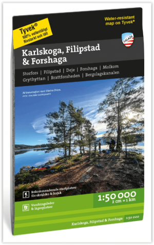 Wandelkaart Terrängkarta 190 Karlskoga- Filipstad & Forshaga - Calazo