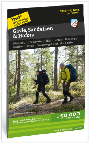 Wandelkaart Terrängkarta 100 Gävle- Sandviken & Hofors - Calazo
