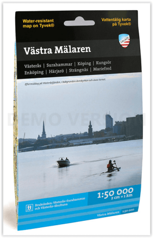 Wandelkaart Sjö- & Kustkartor 080 Västra Mälaren - Calazo