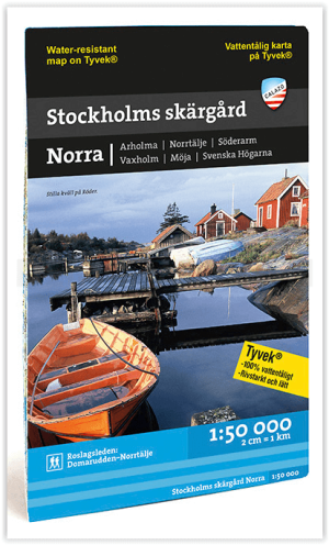 Wandelkaart Sjö- & Kustkartor 110 Stockholms skärgård Norra