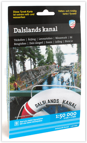 Wandelkaart Sjö- & Kustkartor 030 Dalslands kanal 250km - Calazo