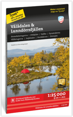 Wandelkaart Fjällkarta 150 Vålådalen & Lunndörrsfjällen - Calazo