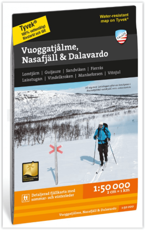 Wandelkaart Fjallkarta 230 Vuoggatjålme & Nasafjäll - Calazo