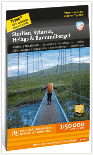 Wandelkaart Fjallkarta 190 Storlien- Sylarna & Helags - Calazo