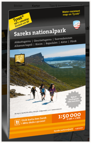Wandelkaart Fjallkarta 170 Sareks Nationalpark - Calazo