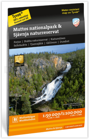 Wandelkaart Fjallkarta 120 Muttos NP & Sjávnja NR - Calazo